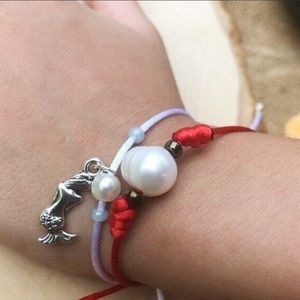 Mermaid Love Freshwater Pearl handmade bracelet